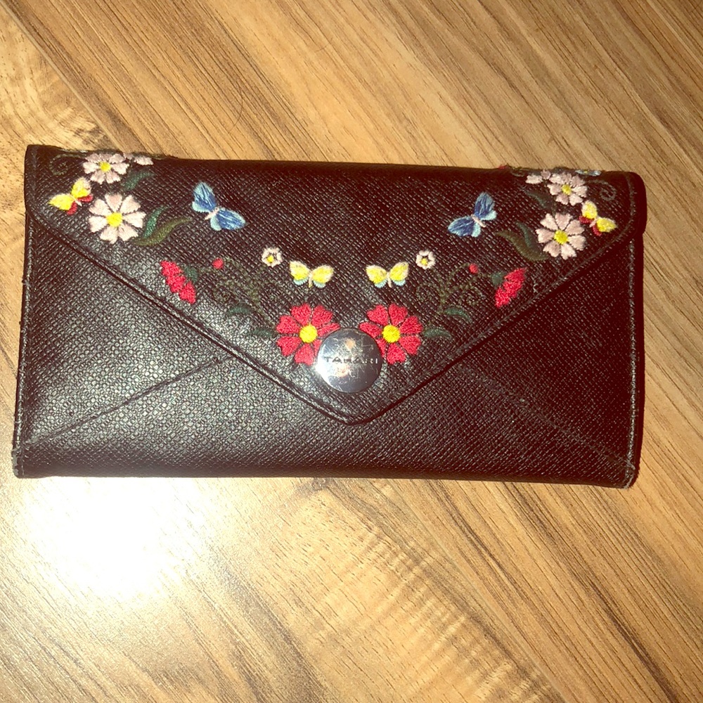 Tahari Embroidered Wallet